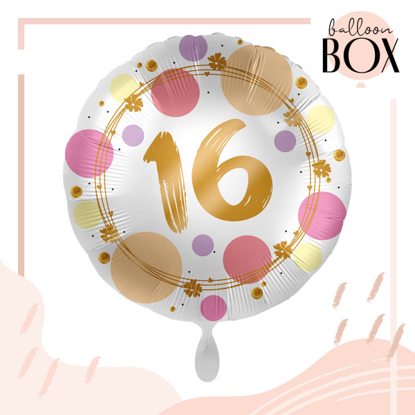 Balloha Geschenkbox DIY Happy 16 XL