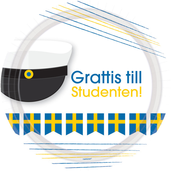 8 Done Student Pappteller 23cm