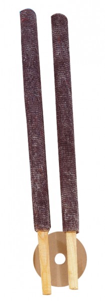 Nostalgische Wachsfackel Mit Halterung Brenndauer 1 Stunde 2 Stück