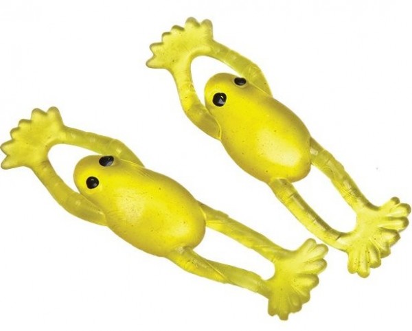 4 Flexible Flug Frösche Mitgebsel