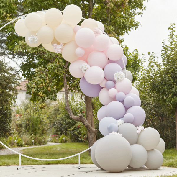 Ballongirlande Viola Hortensia 75-teilig