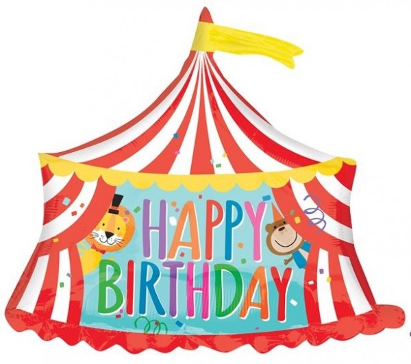 Zirkus Festival Folienballon 71cm