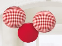 3 Picknick Party Lampions 24cm
