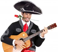 Vorschau: Schwarzer Filz Sombrero