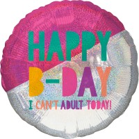 Birthday Vibes Folienballon 71cm