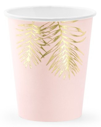 6 Royal Garden Pappbecher 220ml