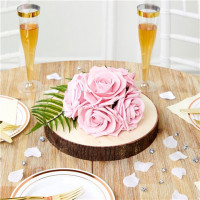 5 Rosen-Bouquets rosa