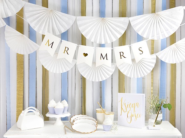 10m Krepppapier gold 4-teilig 3