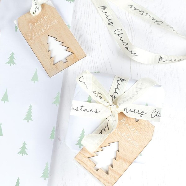 Winterdorf Geschenkpapier & Anhänger