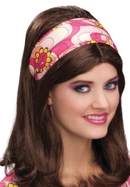 Pinkes Hippie Stirnband