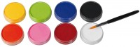 Schmink Palette Aqua Farben