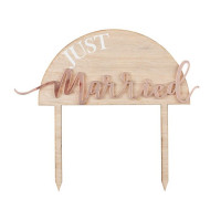 Country Wedding Just Married Tortendeko