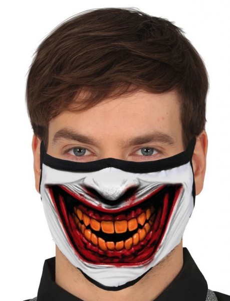 Mund Nasen Maske Horrorclown