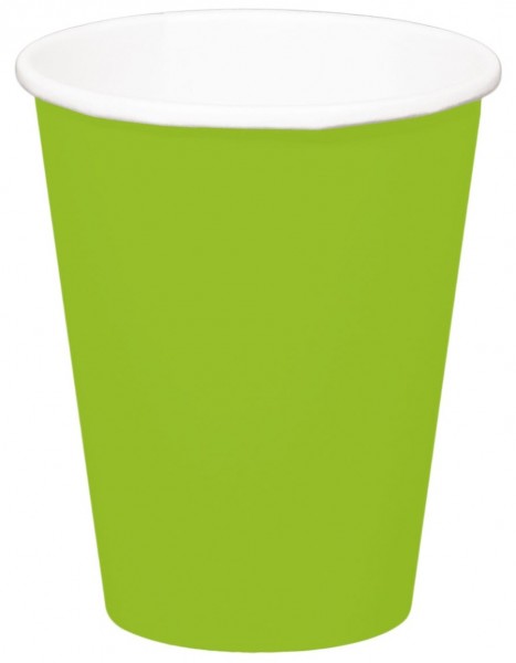 8 Becher Cleo grün 350ml