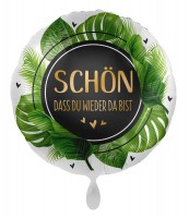 Folienballon Welcome back 45cm