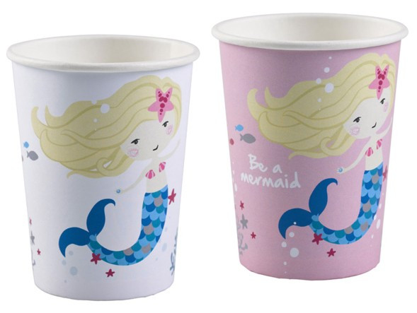 8 Becher Be a Mermaid 250ml