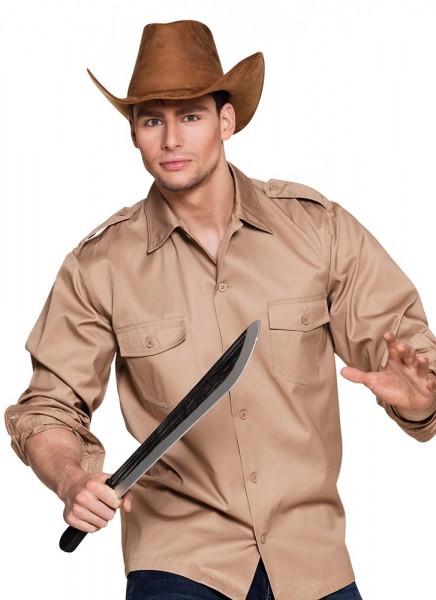 Machete 53cm Silber-Schwarz