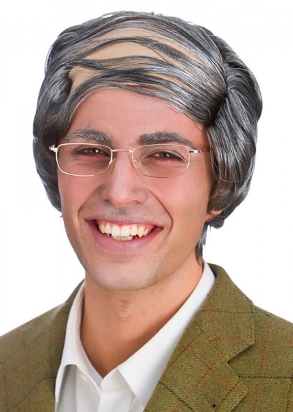 Rentner Halbglatze Perücke