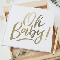 Oh Baby Gästebuch 21 x 21cm
