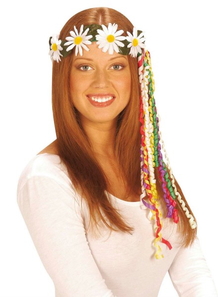 Haarkranz Gänseblümchen Mit Haarbändern 2