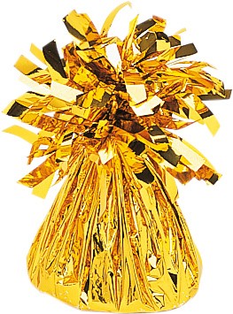Fransenkegel Ballongewicht in Gold
