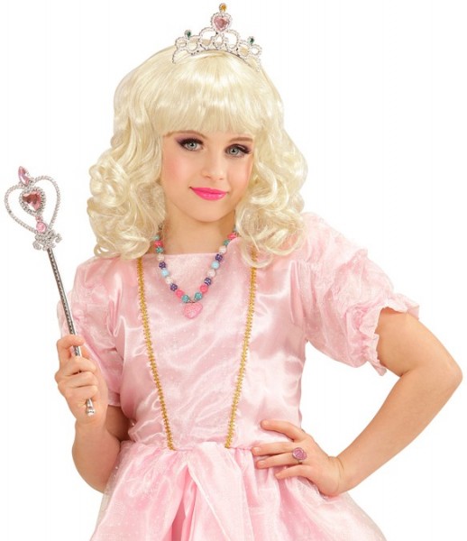 Bunte Prinzessin Herzchenhalskette 3