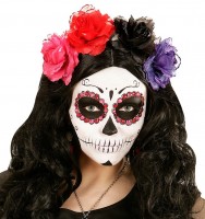 Rote Glitzer Rosen Haarspange