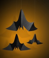 Vorschau: 3 Gruselige Fledermaus Hänger