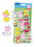 Peppa Wutz Ankleidesticker Berufe