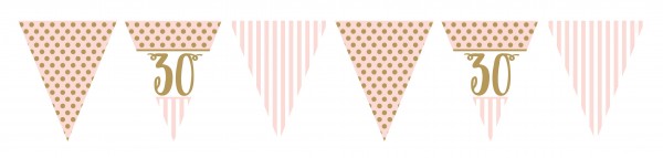 Lovely 30th Birthday Wimpelkette 3,7m