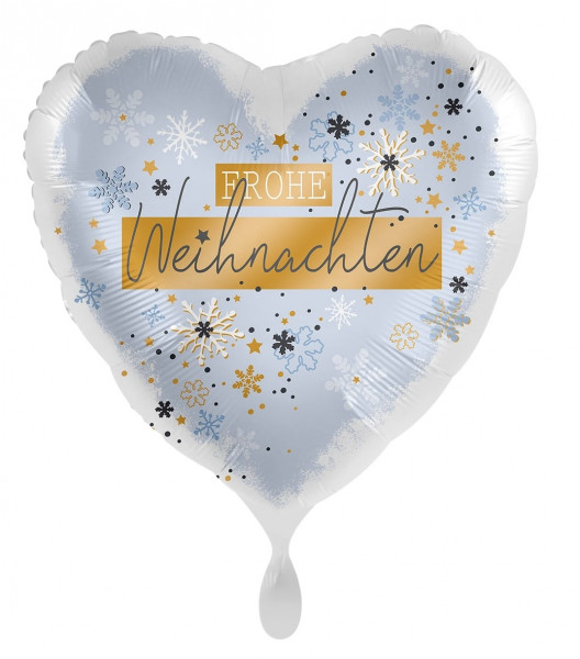 Verschneite Weihnachten Folienballon 45cm