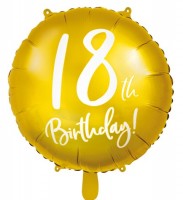 Glossy 18th Birthday Folienballon 45cm