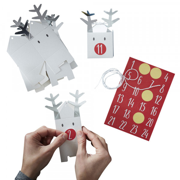 DIY Rentier Adventskalender 2