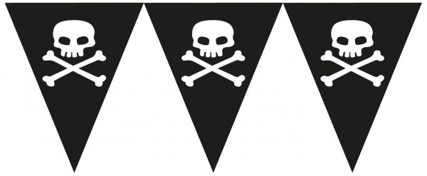 Piraten Crew Wimpelkette 3,7m
