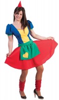Vorschau: Gerdi Gartenzwerg Damenkostüm