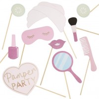 10 Pamper Party Foto Requisiten