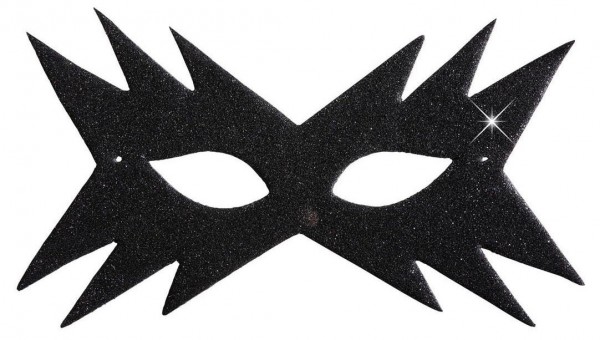 Glitzernde Rockstar Augenmaske