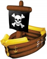 Getränkekühler Aufblasbares Piratenschiff 104cm