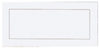 50 klassisch weiße Tischkarten