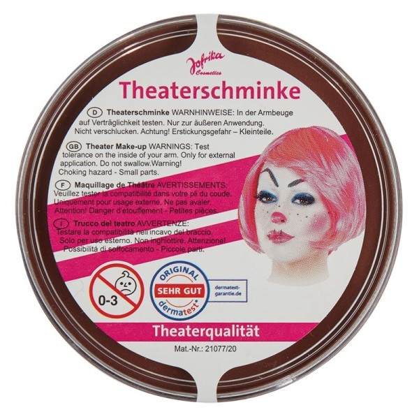 Profi Theaterschminke Braun