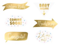 6 Baby Boy or Girl Foto Requisiten