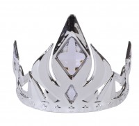Edle Edelstein Krone Silber