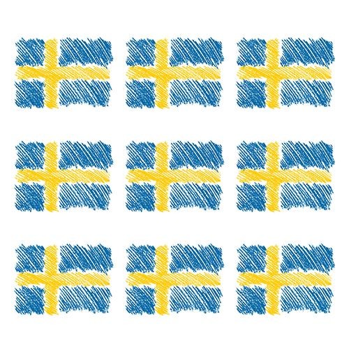 20 Schweden Servietten Göteborg 33cm
