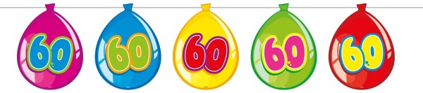 Funny 60th Birthday Girlande 10m