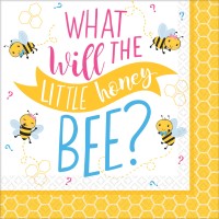 16 Baby Bienen Servietten 25cm