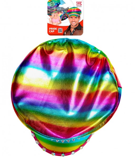 Regenbogen Rocker Mütze 5