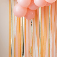 DIY Sweet Peach Fotokulissen Deko Set