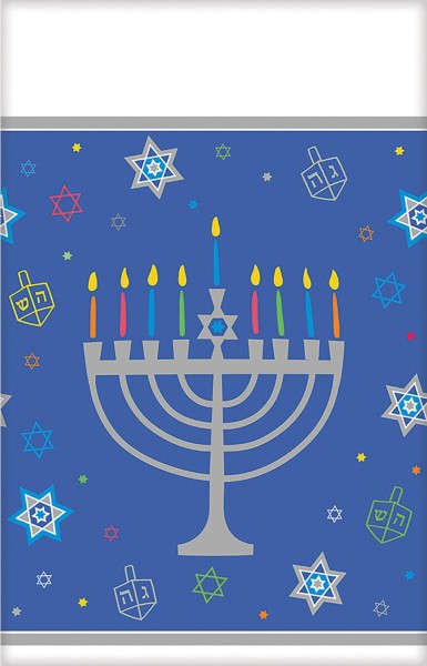 Hanukkah Tischdecke 2,43 x 1,37m
