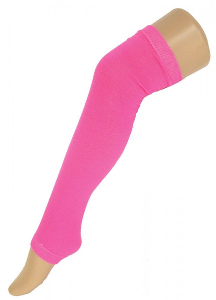 Neon Pinke 80er Jahre Overknees