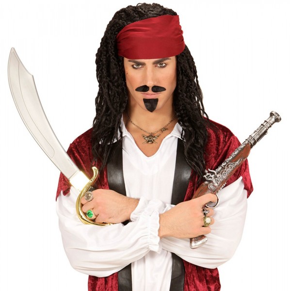 Goldene Halskette Mit Piratenanhängern 2